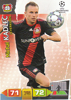 Michal Kadlec Bayer 04 Leverkusen 2011/12 Panini Adrenalyn XL CL #48